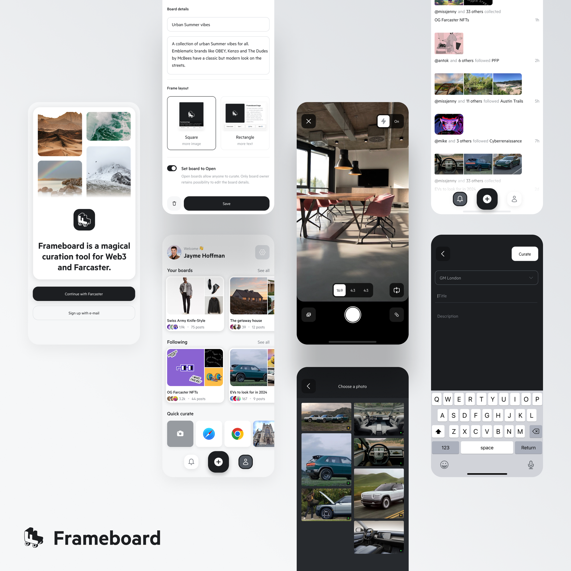 Frameboard screenshot 1